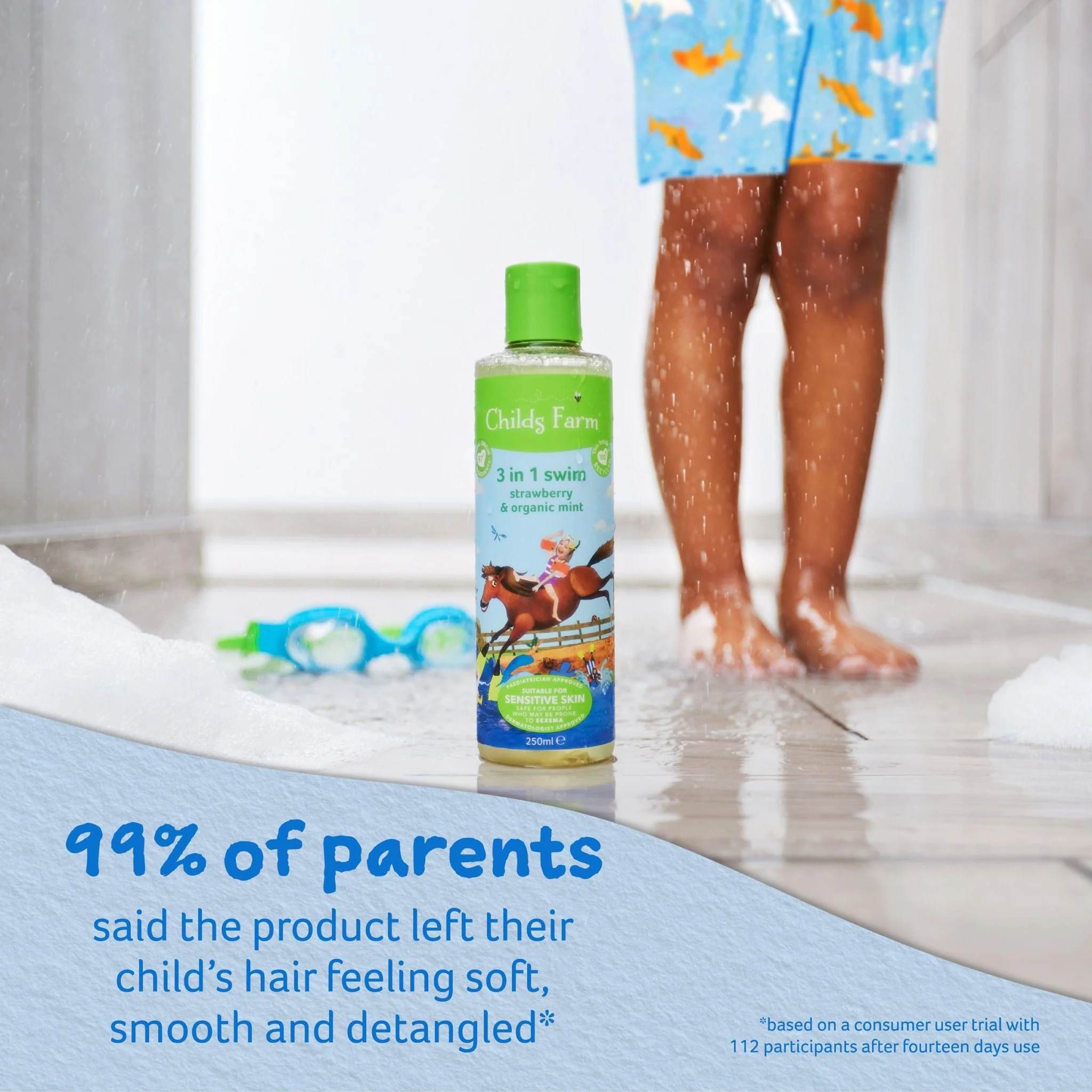 Childs Farm 3 in 1 swim strawberry & organic mint - Image 4