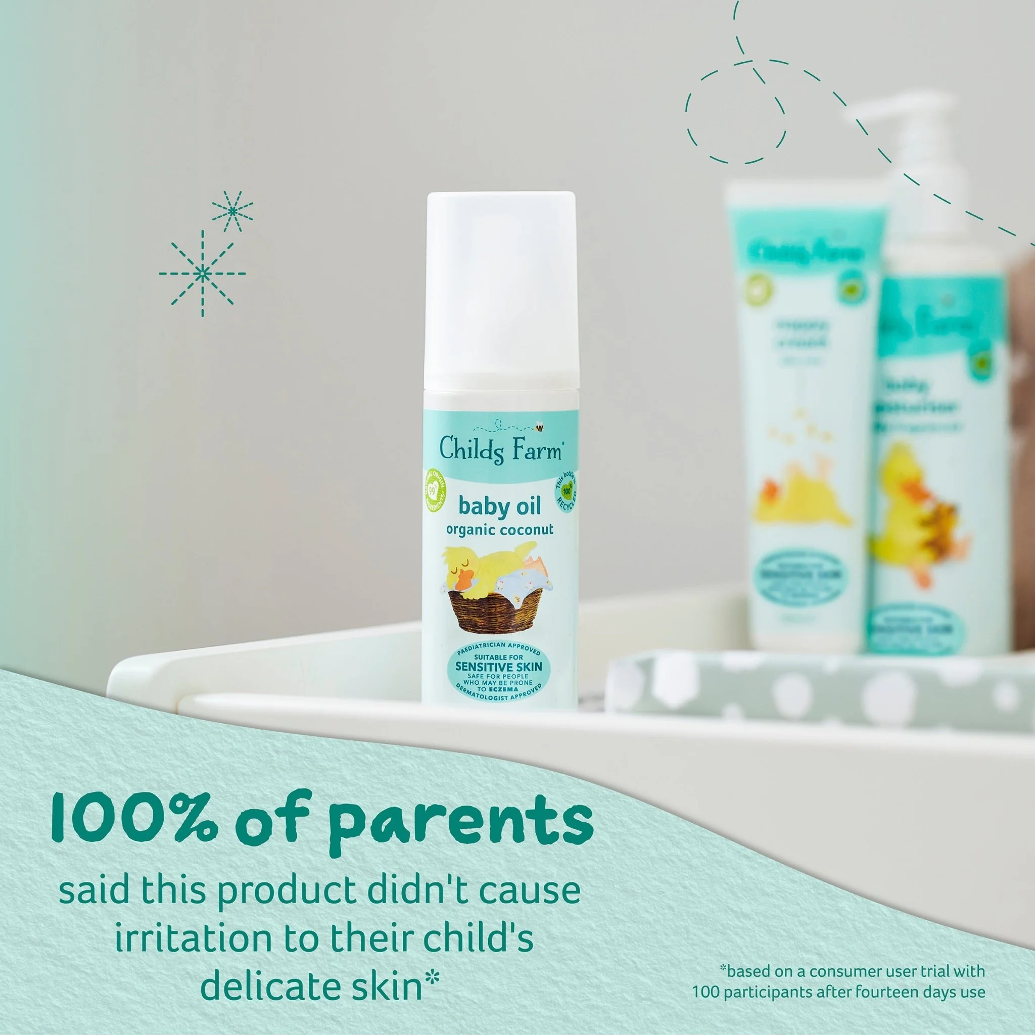 Childs Farm baby oil organic coconut - Image 3