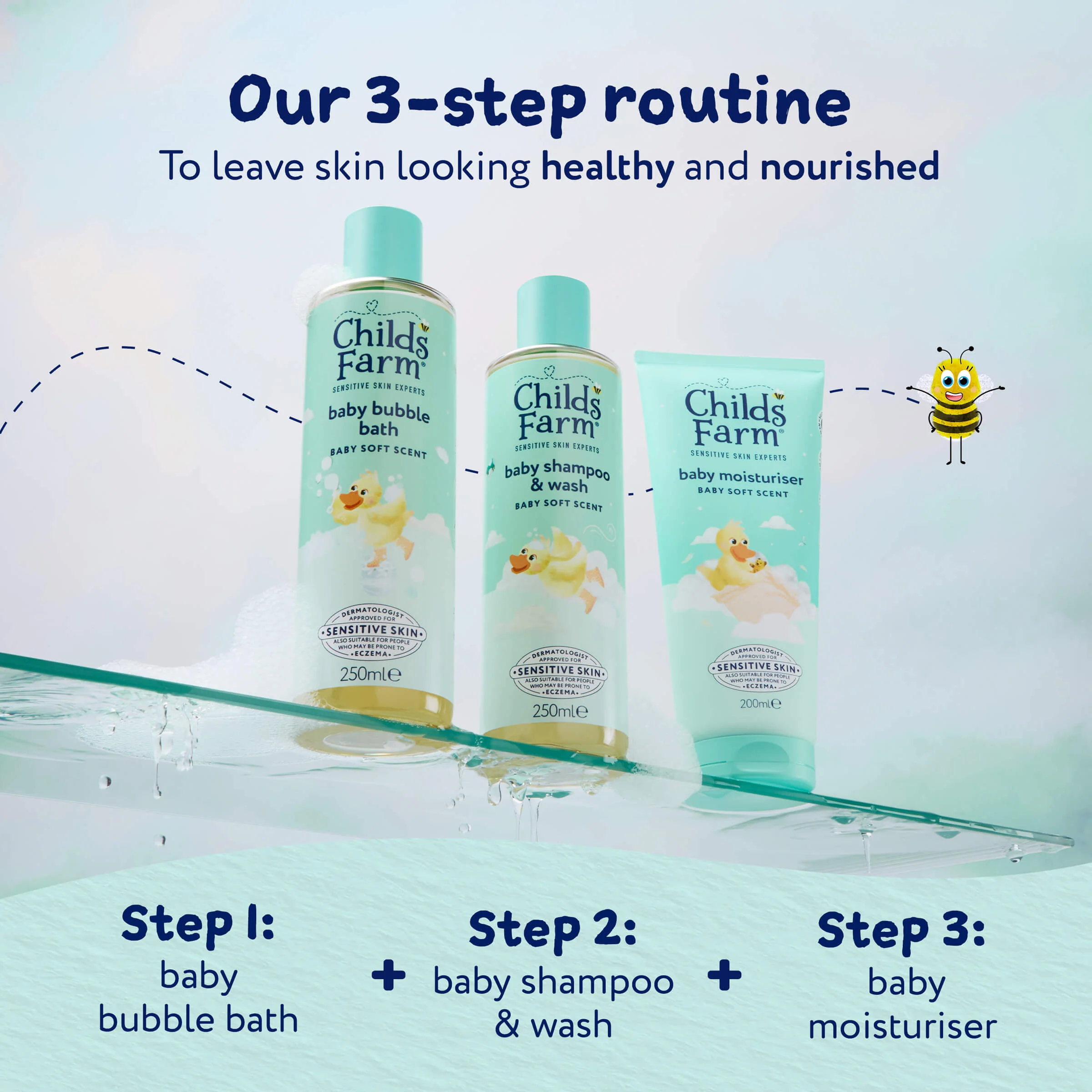 Childs Farm Baby Shampoo & Wash Baby Soft Scent - Image 6