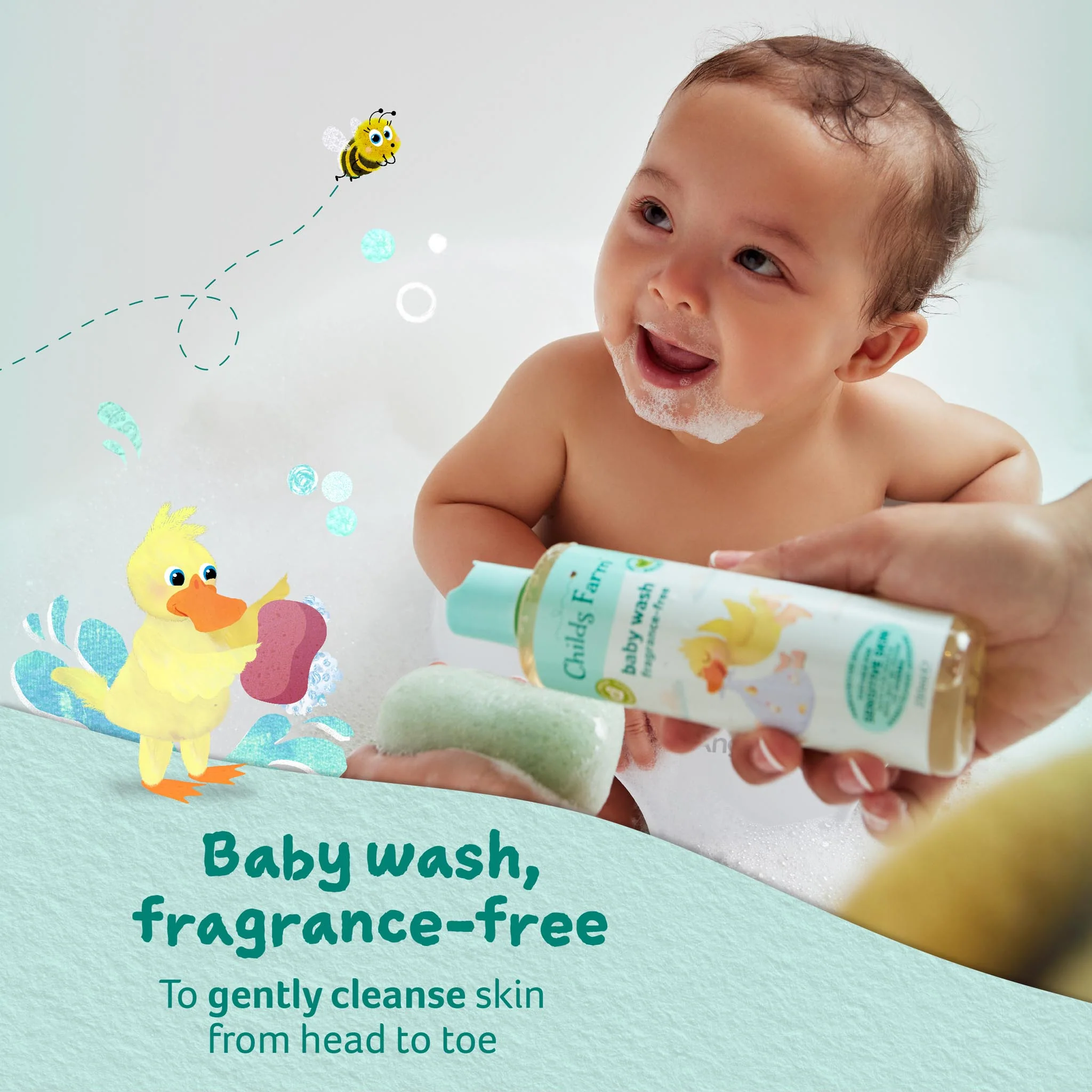 Childs Farm baby wash fragrance-free - Image 9