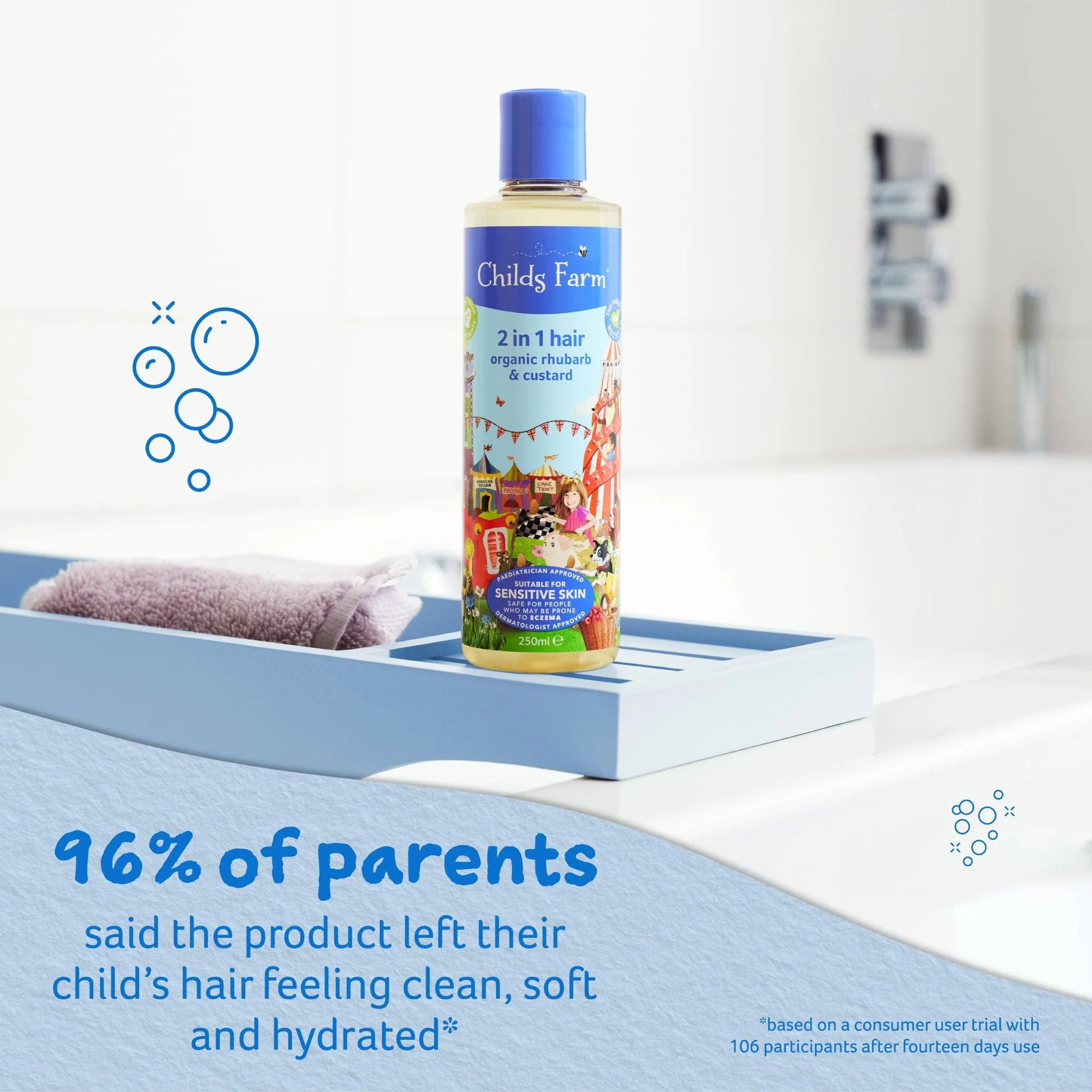 [STAFF ] 2 in 1 shampoo & conditioner organic rhubarb & custard - Image 3